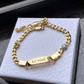 Custom Baby’s birthstone bracelet