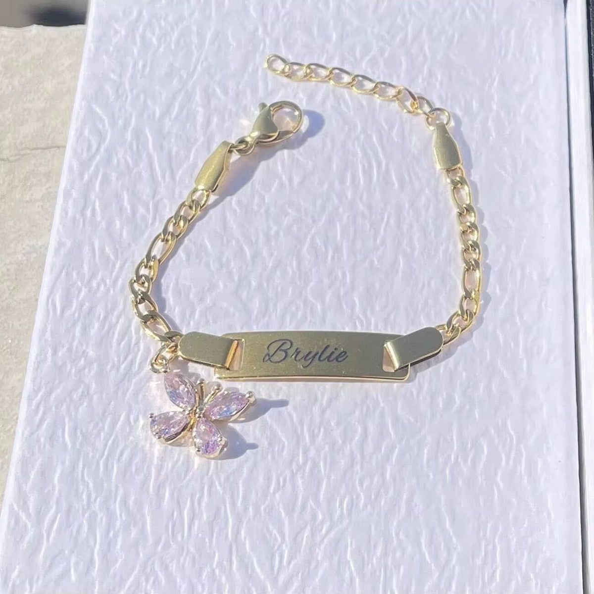 Custom Baby Butterfly Bracelet